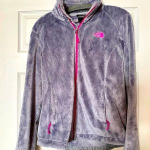 North Face Gray Osito Fleece Jacket